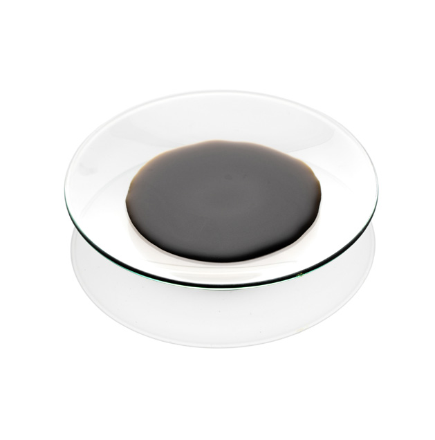 Concentrated cannabinoid paste in a laboratory dish